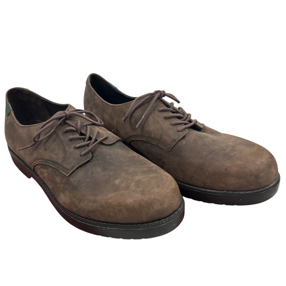School Issue Oxford Shoes 11M Brown Suede Dark Academia Collegiate Preppy